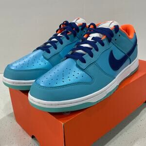 Nike Dunk Low SE Baltic Blue/Orange Sz 10.5 Men's HQ1538 New Special Edition